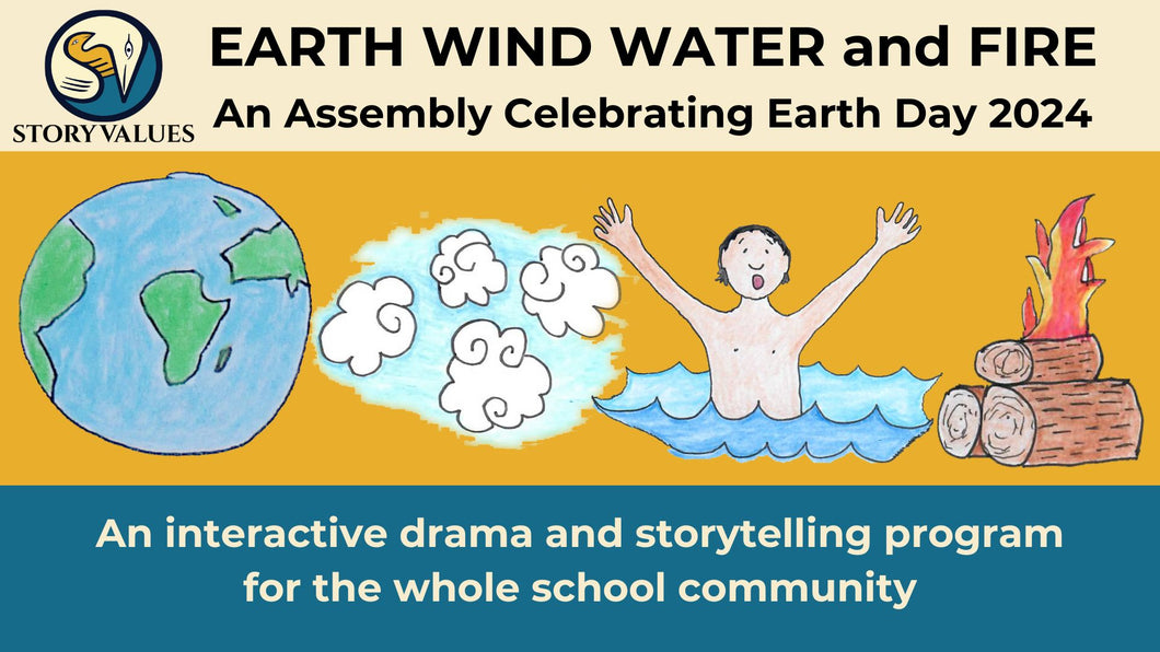 EARTH WIND WATER and FIRE - A whole school assembly for Earth Day 2024